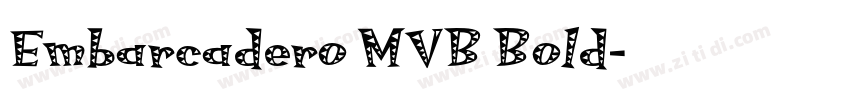 Embarcadero MVB Bold字体转换